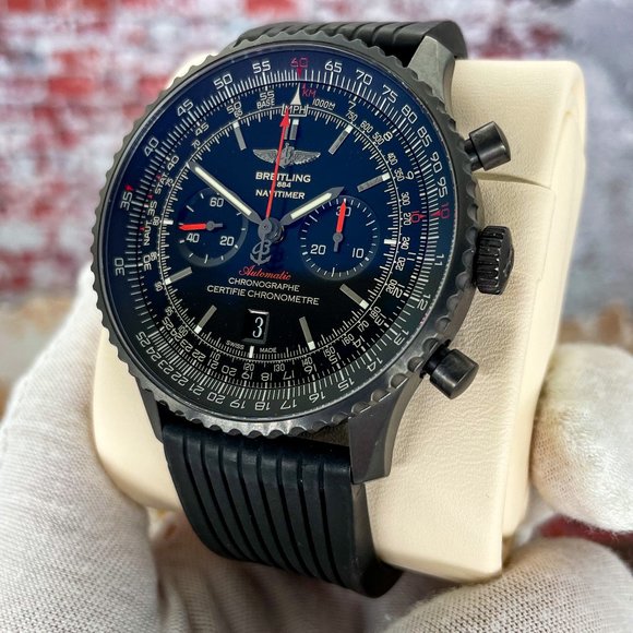 Breitling Navitimer Chronograph B01 Limited Edition Black Steel - 46mm – MB0128 - Picture 4 of 16